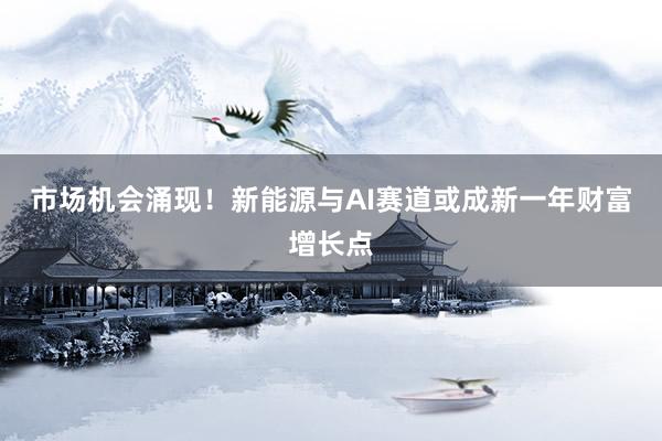 市场机会涌现！新能源与AI赛道或成新一年财富增长点